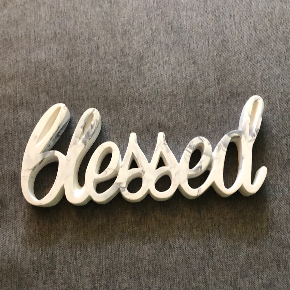 Blessed sign